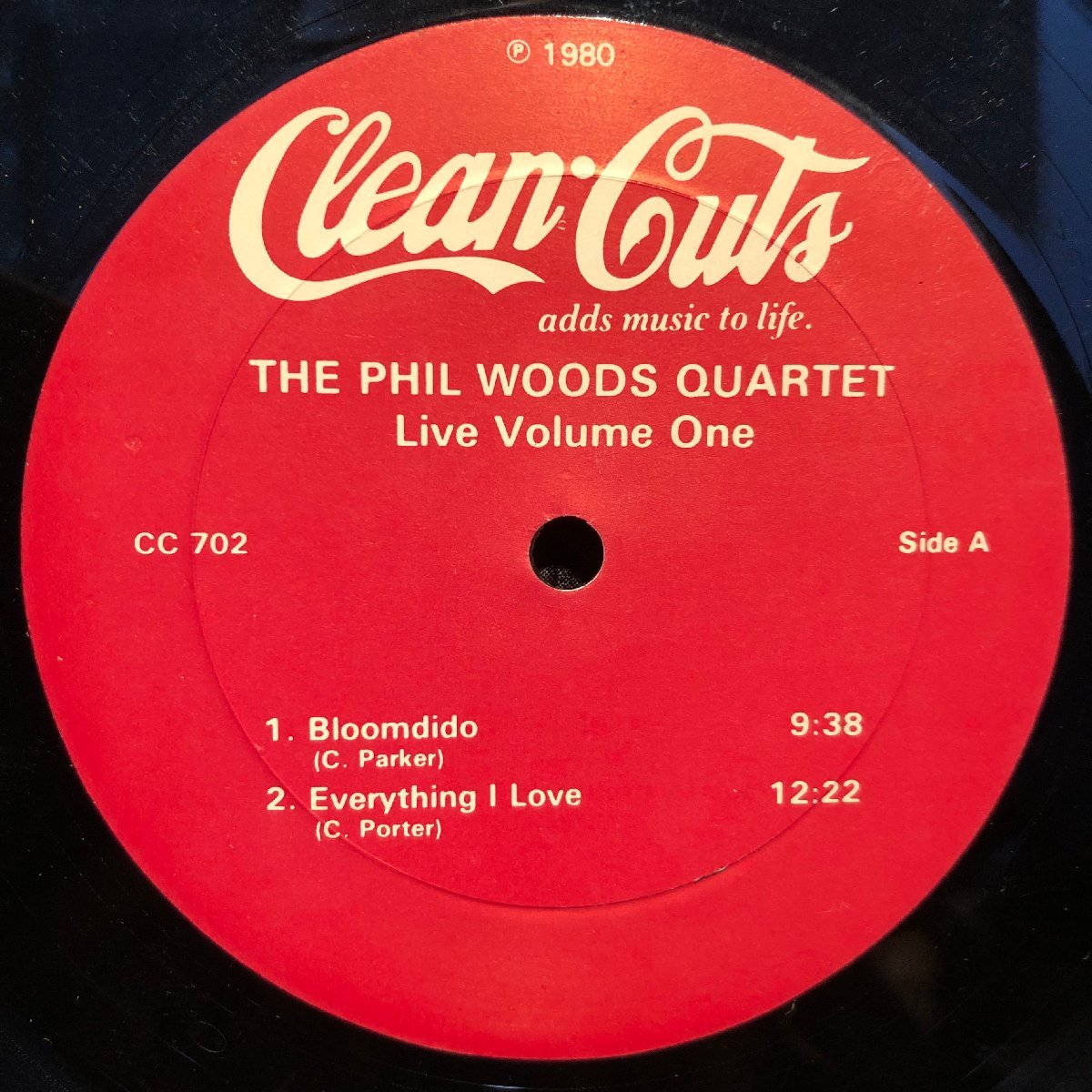 The Phil Woods Quartet / Live Volume One LP Clean Cuts_画像3