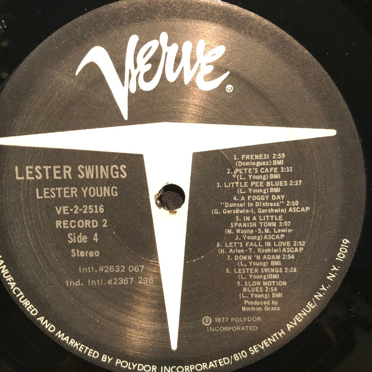 Lester Young / Lester Swings 2LP Verve Records_画像9