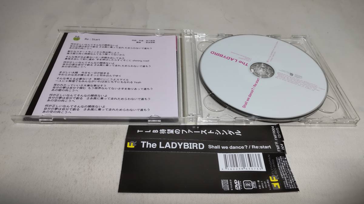 Y1753 『CD』　The LADYBIRD　/　1stシングル　　DVD付き　　Shall we dance?　/　Re:start　　帯付_画像2