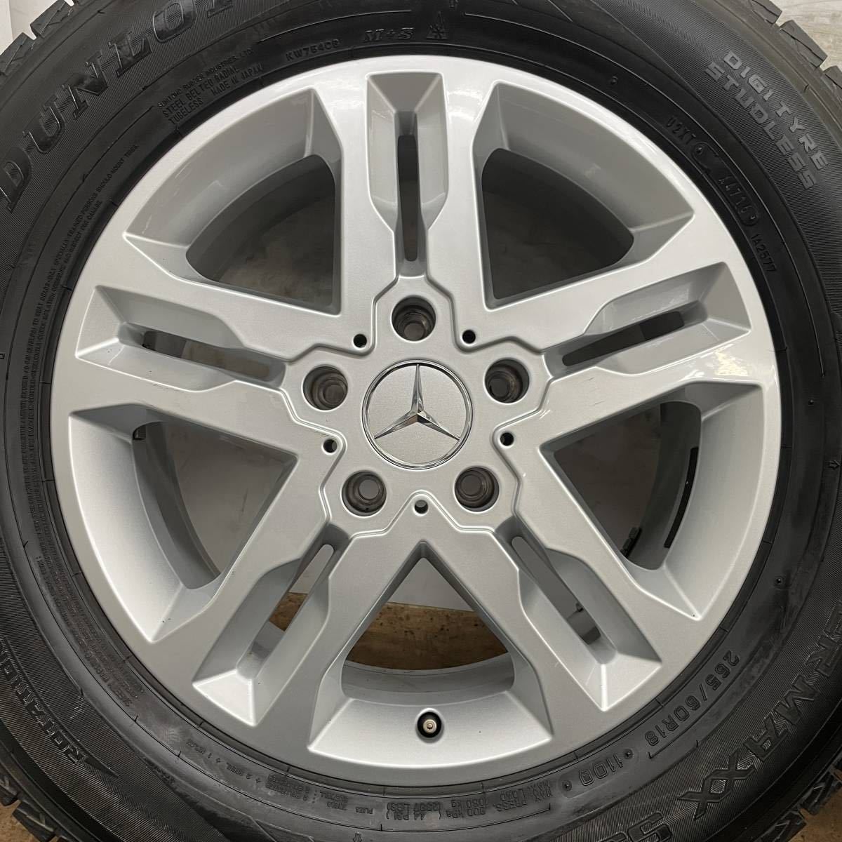 美品!バリ溝!ベンツ AMG Gクラス W463 G350d 純正 18インチ 7.5J +43