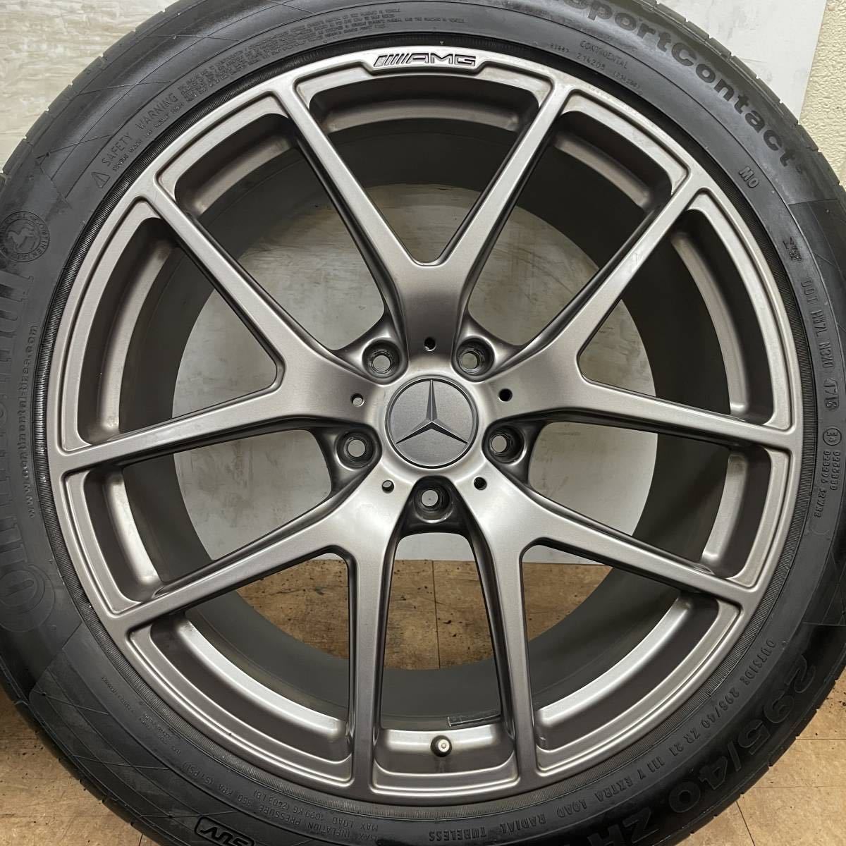 美品！ベンツ Gクラス W463 純正 AMG Edition463 21インチ 10J +45 PCD130 5H コンチネンタル 295/40R21 ゲレンデ G55 G65 G350d G320 G550_画像5