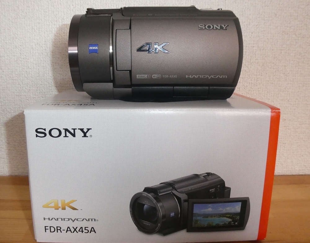 ソニー デジタル4Kビデオカメラレコーダー FDR-AX45A TI ブロンズ