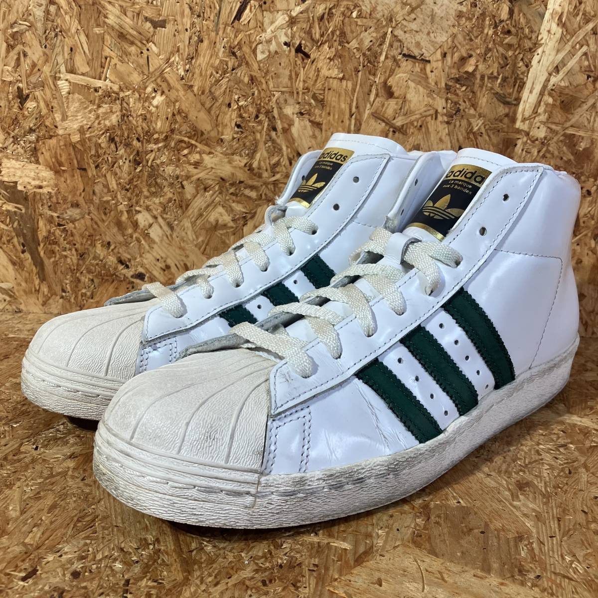 春のコレクション 80S MODEL PRO adidas US10 バッシュ ハイカット