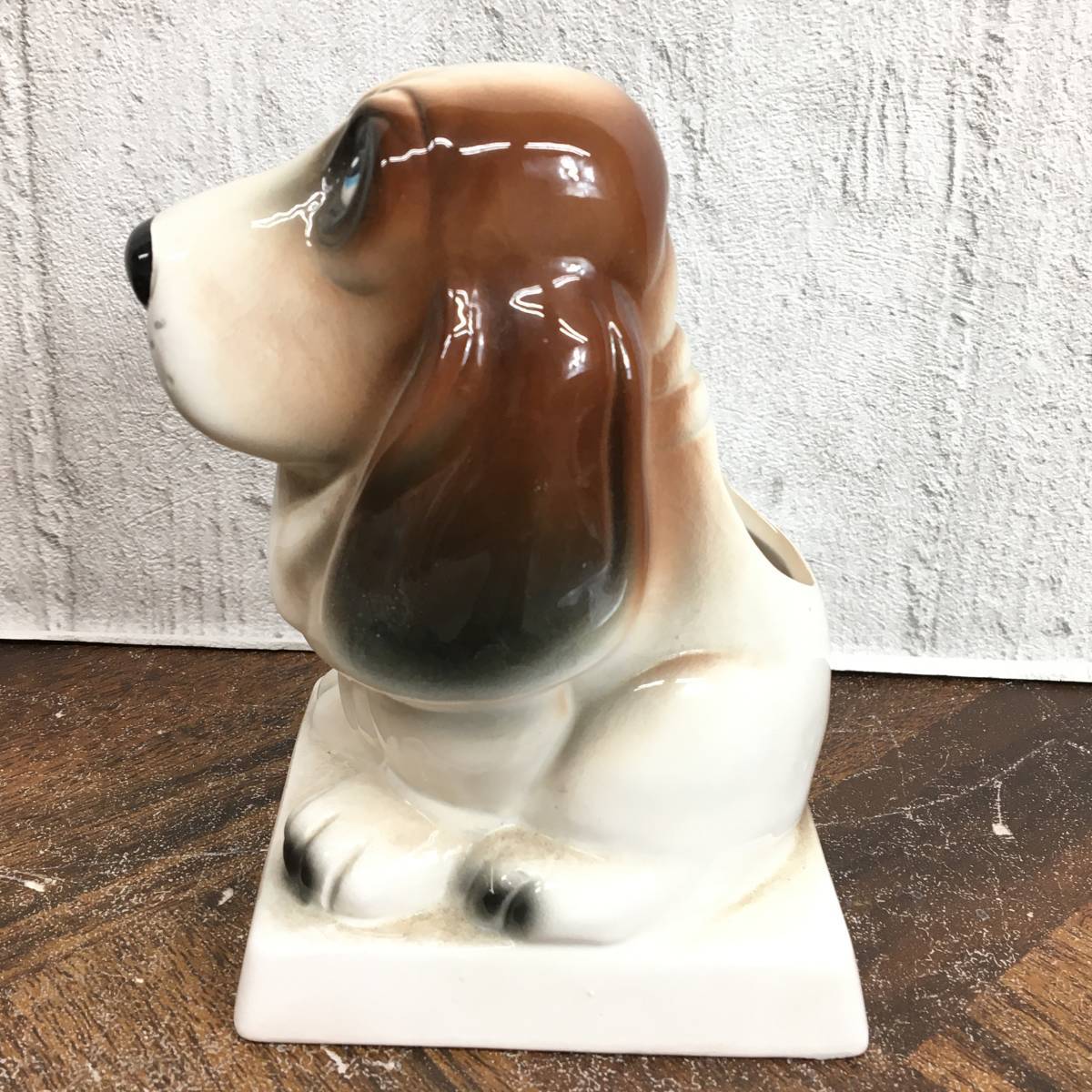 Hush Puppies ハッシュパピー 置物 2点セット 犬 陶器 オブジェ Hush Puppies ハッシュパピー 置物 2点セット 犬 陶器 オブジェ