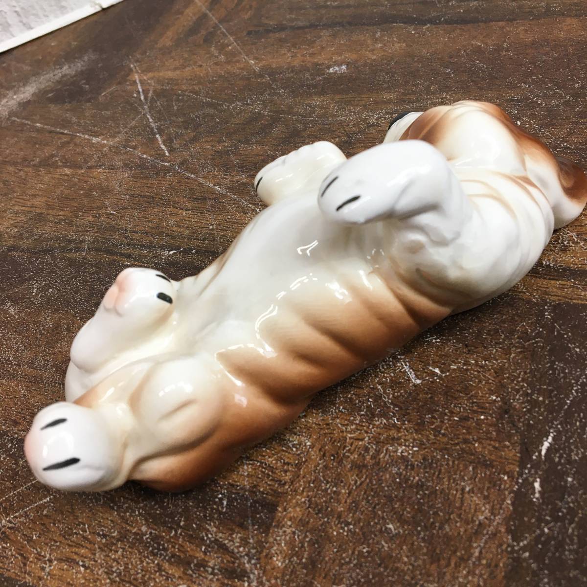 Hush Puppies ハッシュパピー 置物 2点セット 犬 陶器 オブジェ Hush Puppies ハッシュパピー 置物 2点セット 犬 陶器 オブジェ