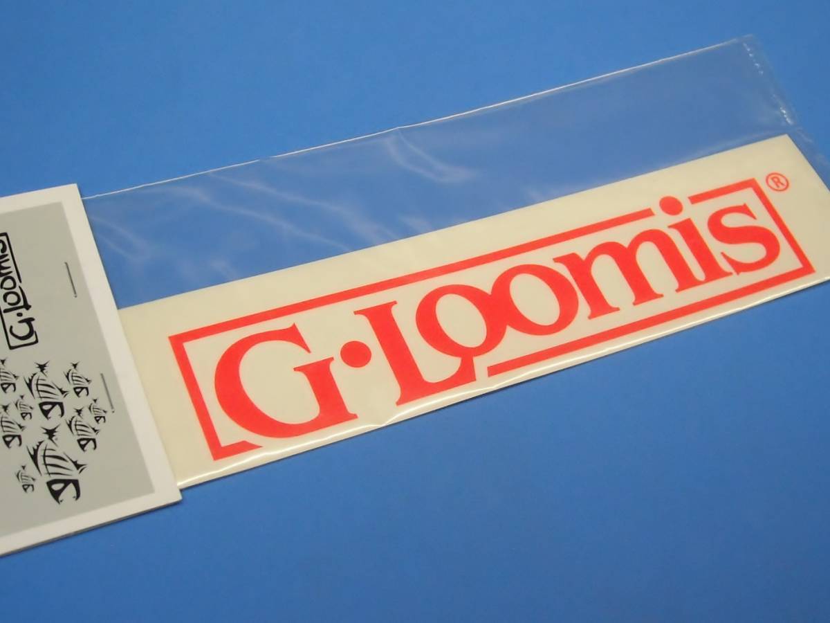  Gary Roo mistake G*Loomis. Logo transcription sticker cardboard 240×58mm cutting sheet 