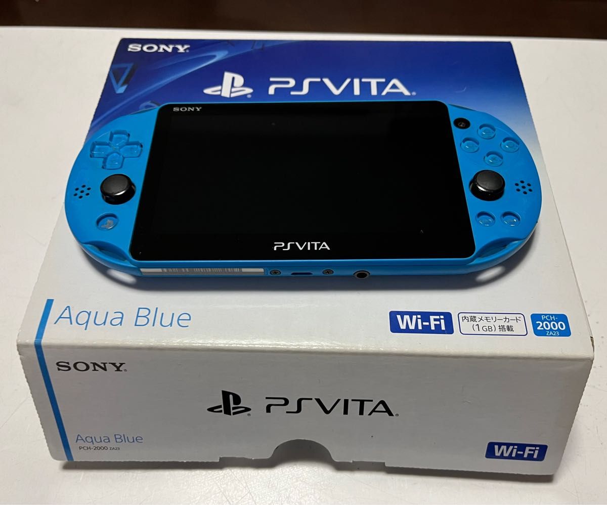 最終値下げです！！PS Vita PCH-2000 アクアブルー Wi-Fiモデル SONY FIFA FIFA2015