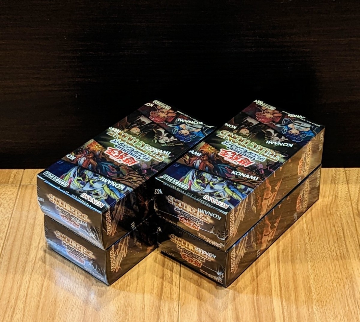 ◇シュリンク付き◇4BOX◇新品未開封◇selection5 遊戯王 デュエル