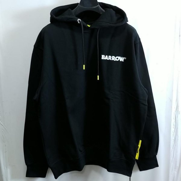 新品 即決 BARROW バロー メンズ パーカー Sサイズ ブラック ブランド ...