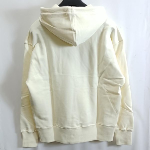 新品 即決 MSGM エムエスジーエム メンズ パーカー Mサイズ クリーム色