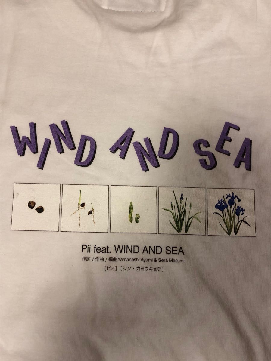 Mサイズ wind and sea ウィンダンシー カキツバタ Piiコラボ 長袖T