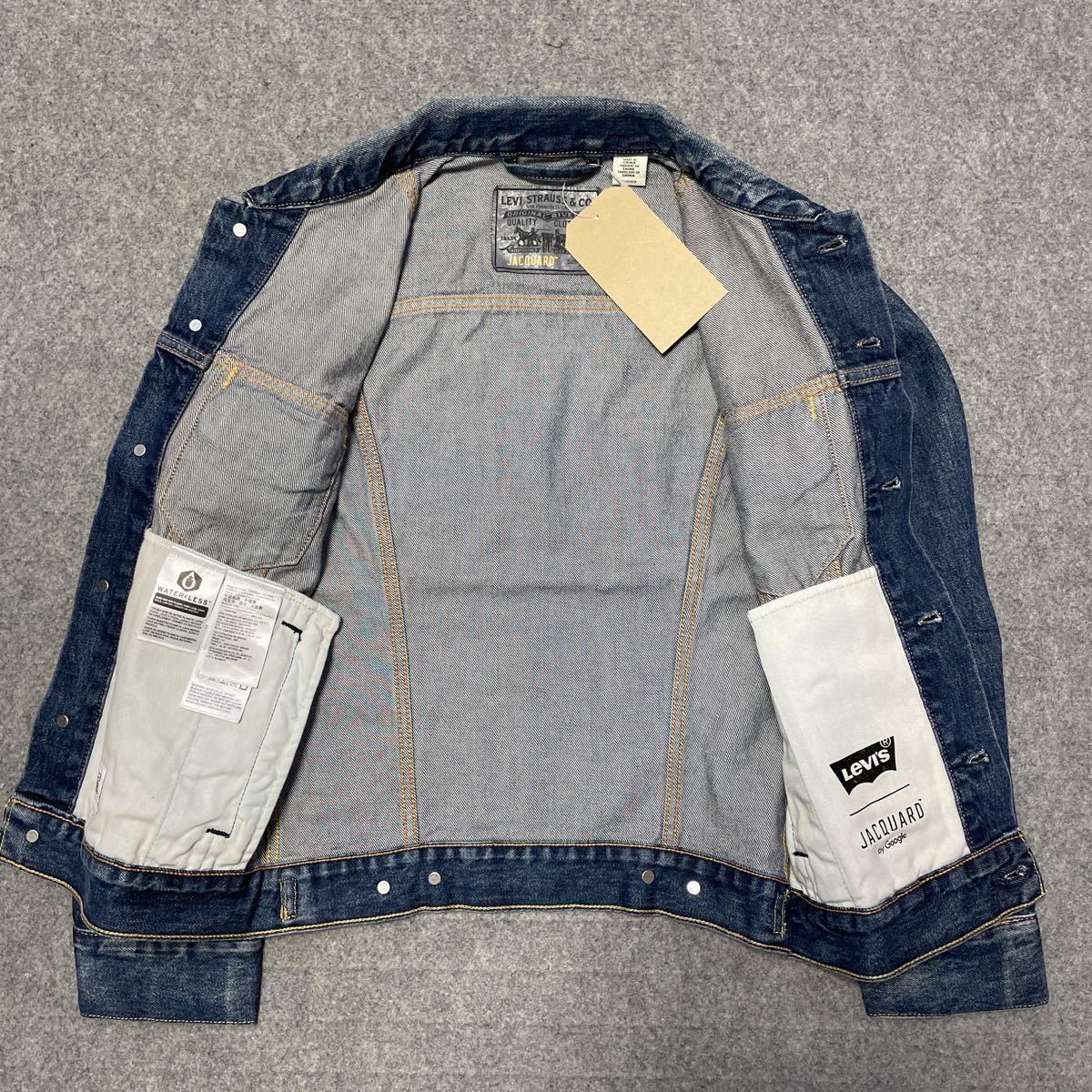 Lサイズ相当 ★定価27500円★ 新品 リーバイス × GOOGLE JACQUARD トラッカージャケット デニムジャケット Gジャン 77381-0000 US M