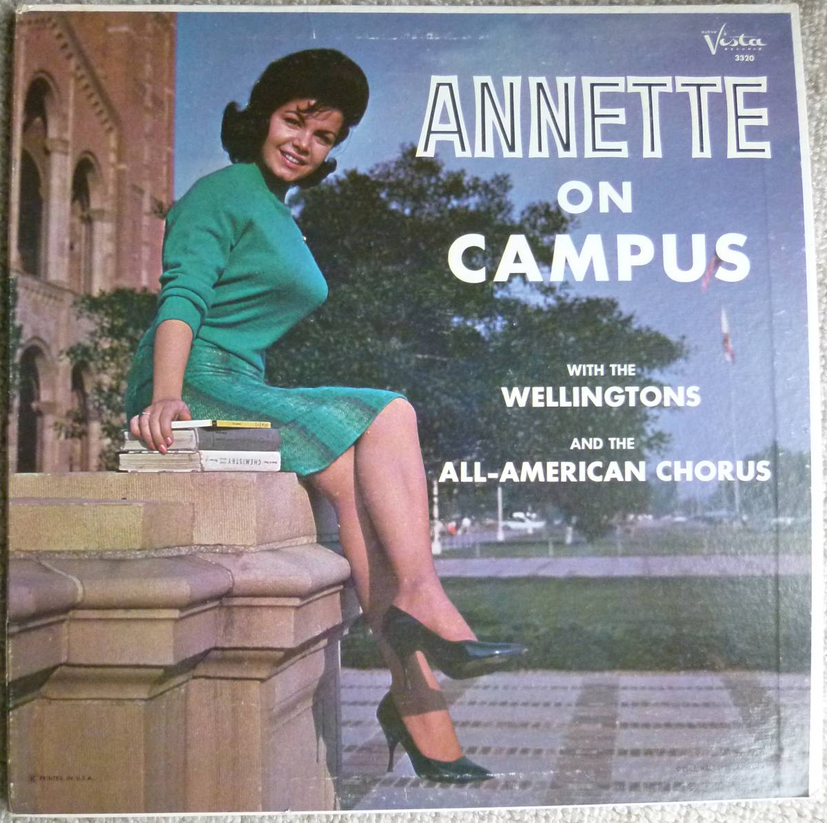 Annette With The Wellingtons And The All American Chorus『Annette On Campus』LP_画像1