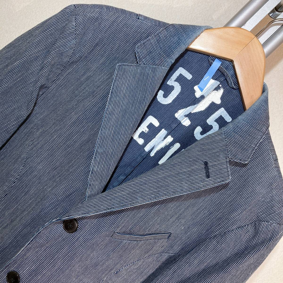 W267#42ct525 Takeo Kikuchi * Denim stripe * jacket #2