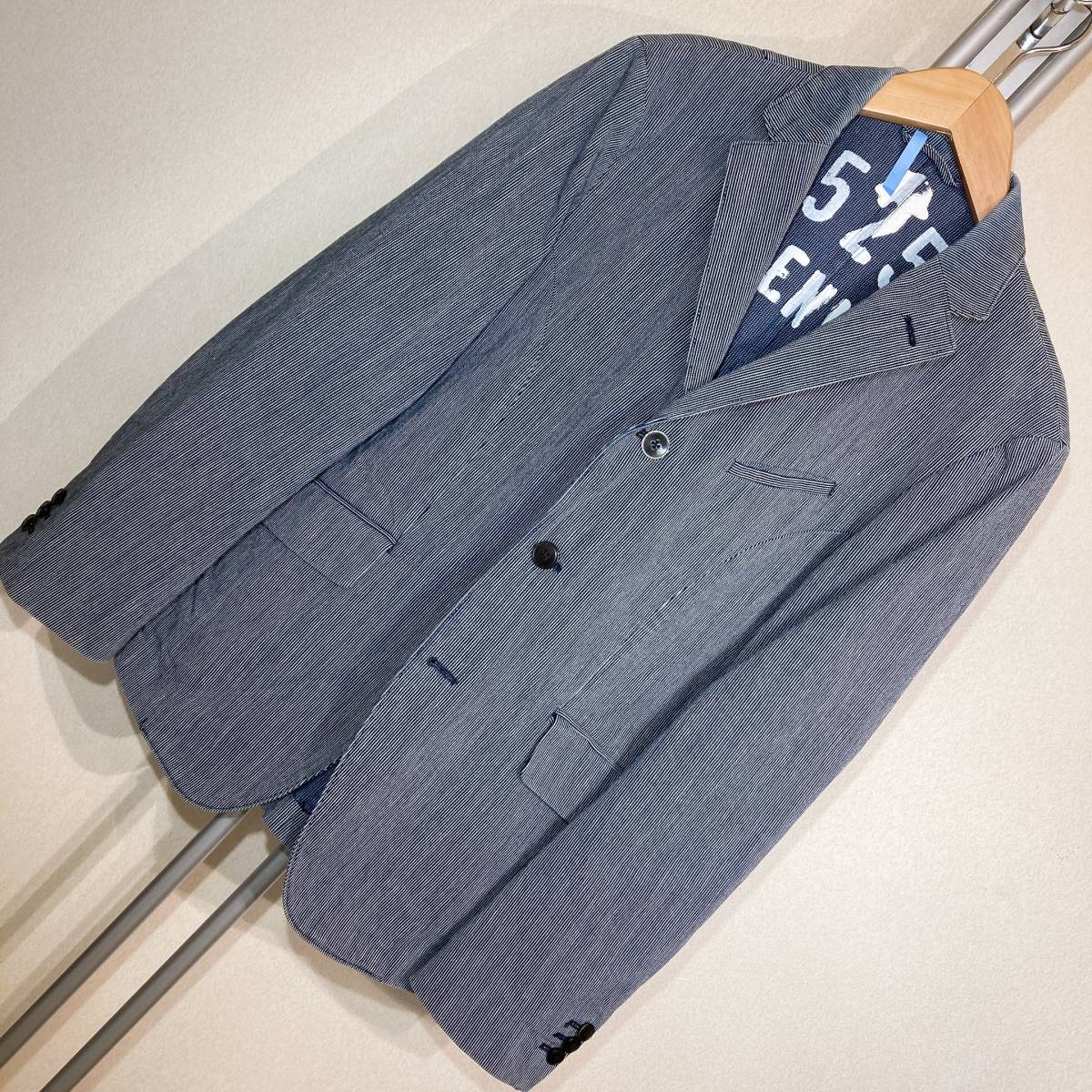 W267#42ct525 Takeo Kikuchi * Denim stripe * jacket #2