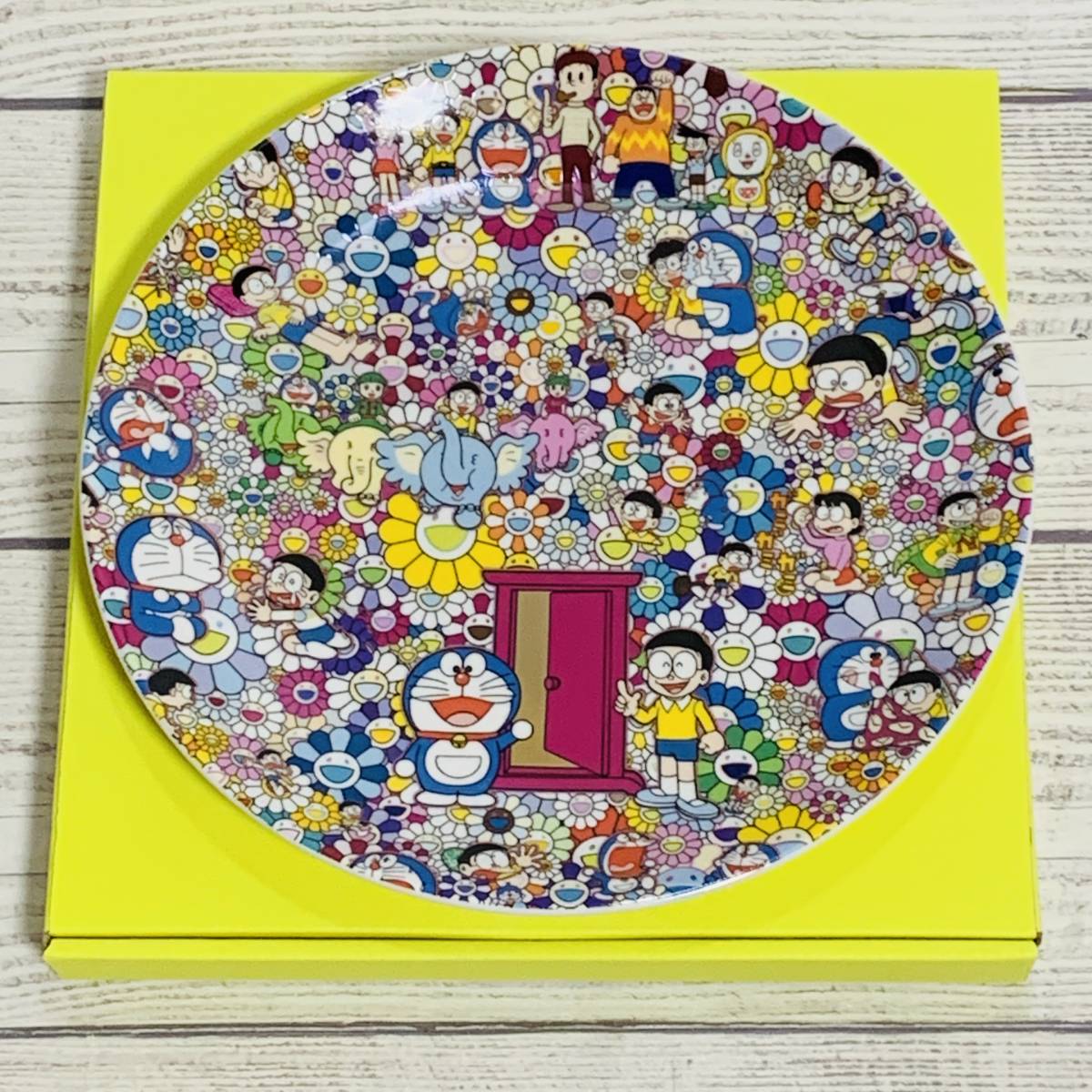 ドラえもん × 村上隆氏 コラボ 皿 プレート 1枚 DORAEMON x ドラえもん × 村上隆氏 コラボ 皿 プレート 1枚 DORAEMON x