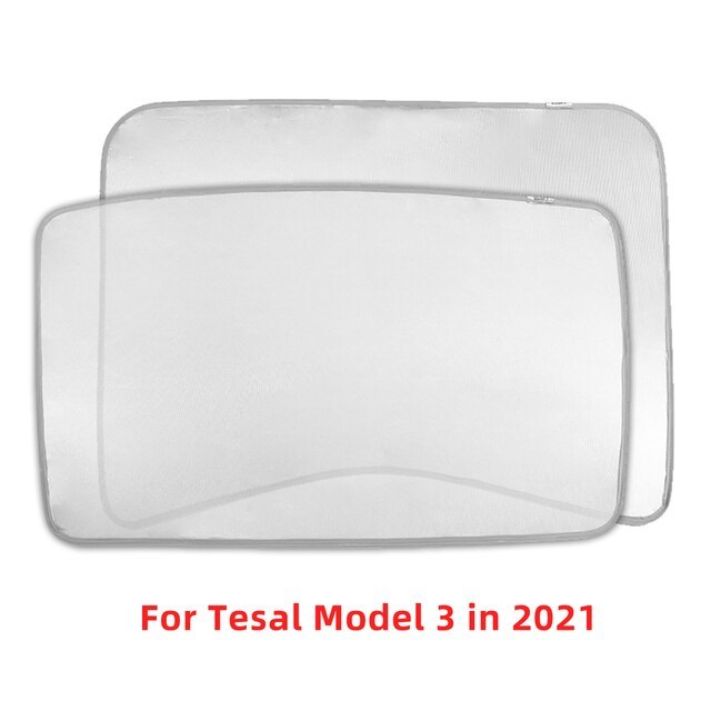ガラス サンルーフ シェード ネット テスラ モデル 3 Tesla Model 3 2016-2021 カスタム インテリア 内装 アクセサリー_画像6