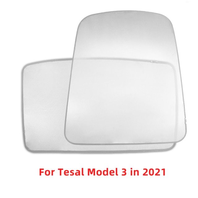 ガラス サンルーフ シェード ネット テスラ モデル 3 Tesla Model 3 2016-2021 カスタム インテリア 内装 アクセサリー_画像7