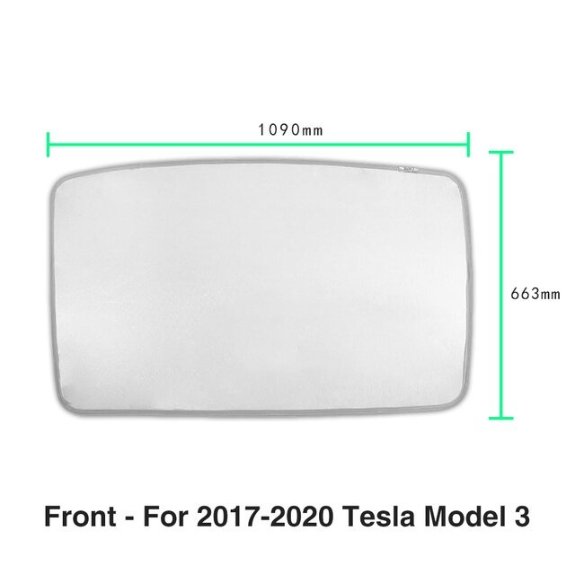 ガラス サンルーフ シェード ネット テスラ モデル 3 Tesla Model 3 2016-2021 カスタム インテリア 内装 アクセサリー_画像9