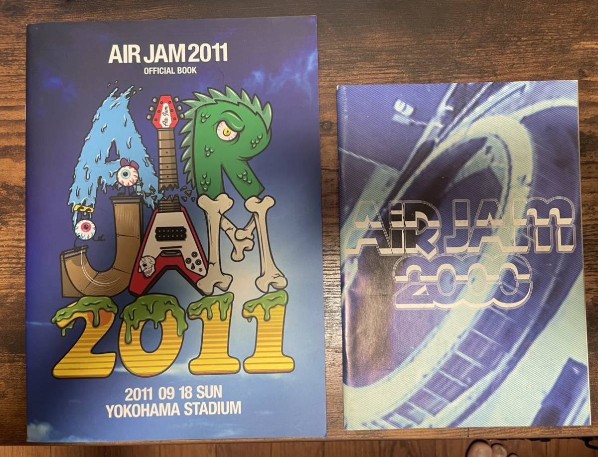 希少！美品 AIR JAM 2000 2011 パンフレット2冊セット 送料込 ハイスタンダード_画像1