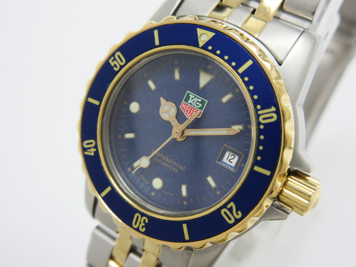 ☆タグ・ホイヤー プロフェッショナル 200m WD1423-G-20 GP/SSコンビ