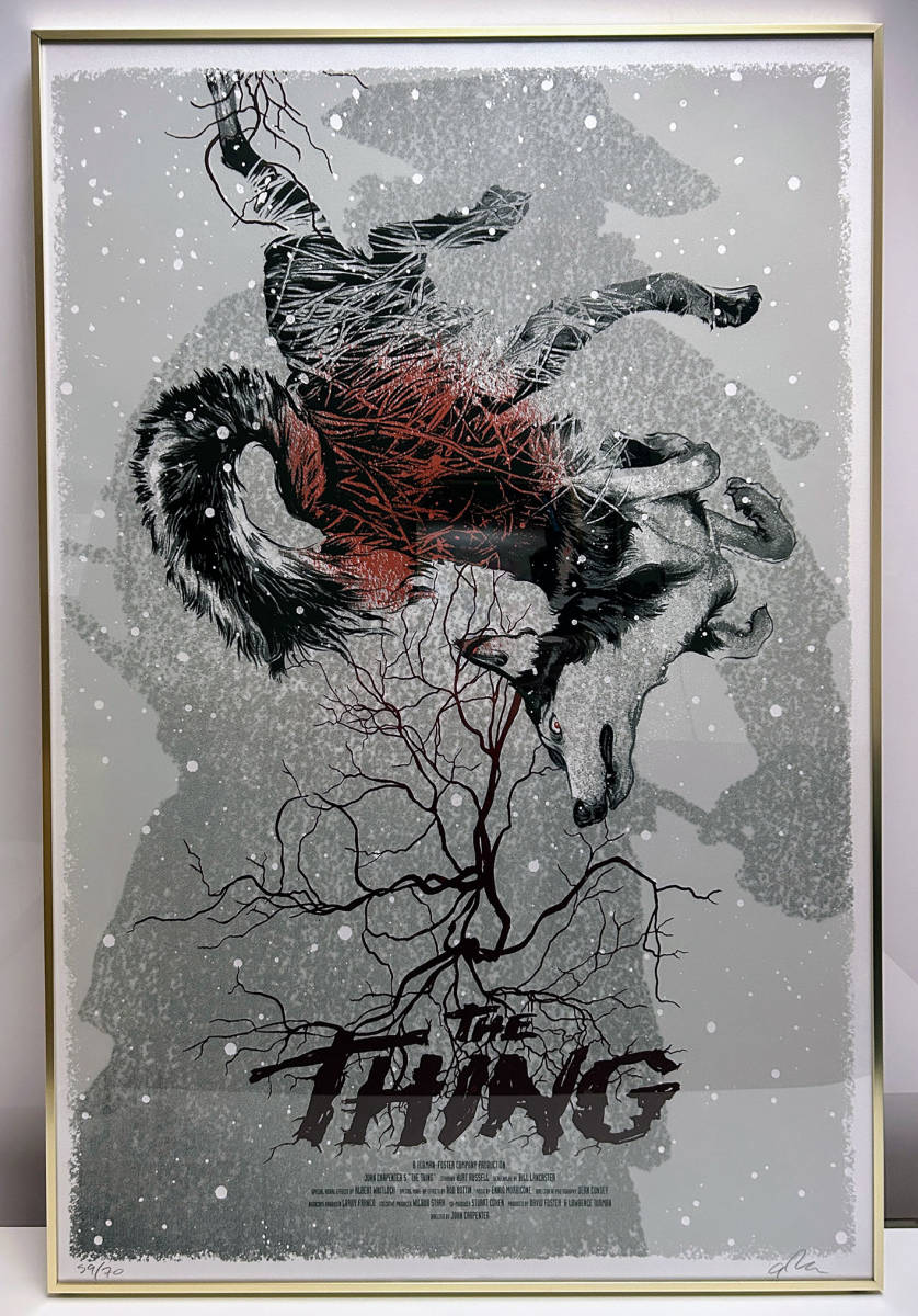 THE THING★「遊星からの物体X」ポスター（Greg Ruth）★グレッグ・ルース　限定額装品