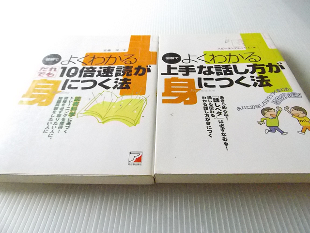 図解でよくわかる だれでも10倍速読が身につく法 + 図解でよくわかる 上手な話し方が身につく法 2冊セット_画像1