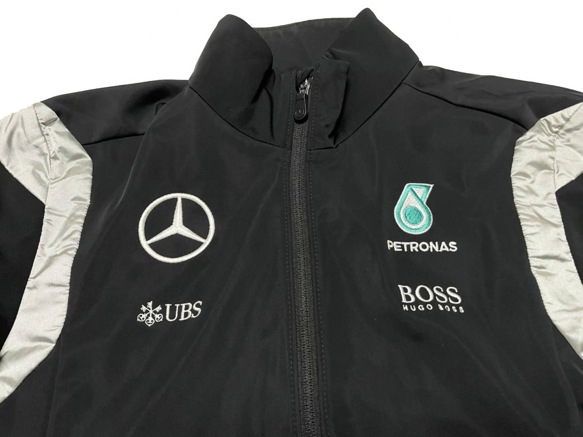 メルセデスAMG 2016 支給品 ソフトシェル・ジャケット　M　非売品　HUGO BOSS ハミルトン ロズベルグ　F1_ロゴは刺繍