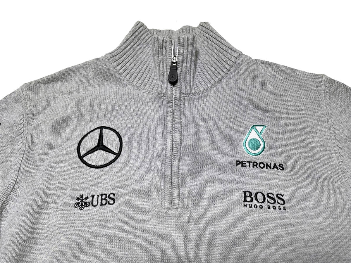 メルセデスAMG 2016支給品 ハーフジップ・ニット L HUGO BOSS メルセデスAMG 2016支給品 ハーフジップ・ニット L HUGO BOSS