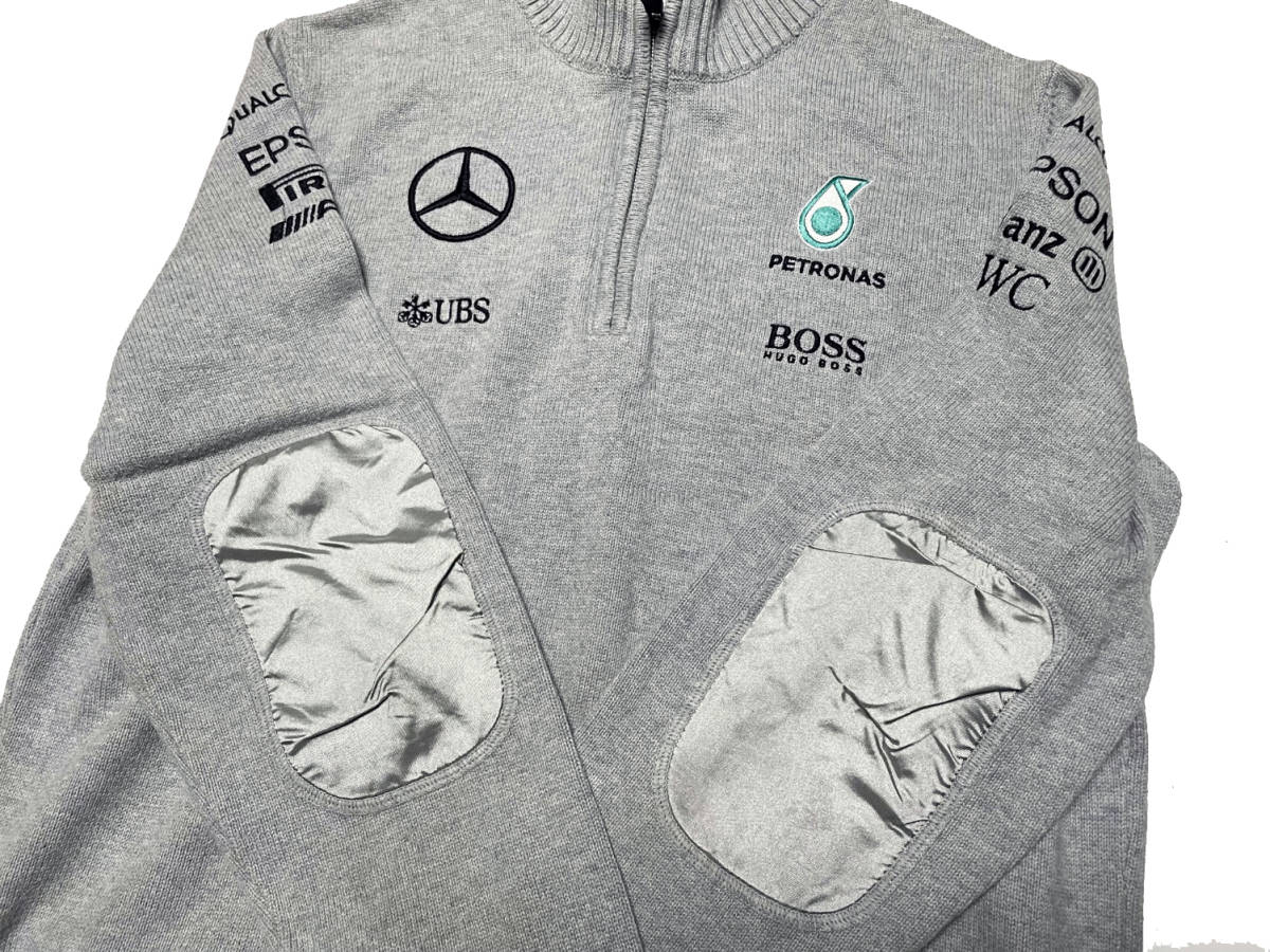 メルセデスAMG 2016支給品 ハーフジップ・ニット L HUGO BOSS メルセデスAMG 2016支給品 ハーフジップ・ニット L HUGO BOSS
