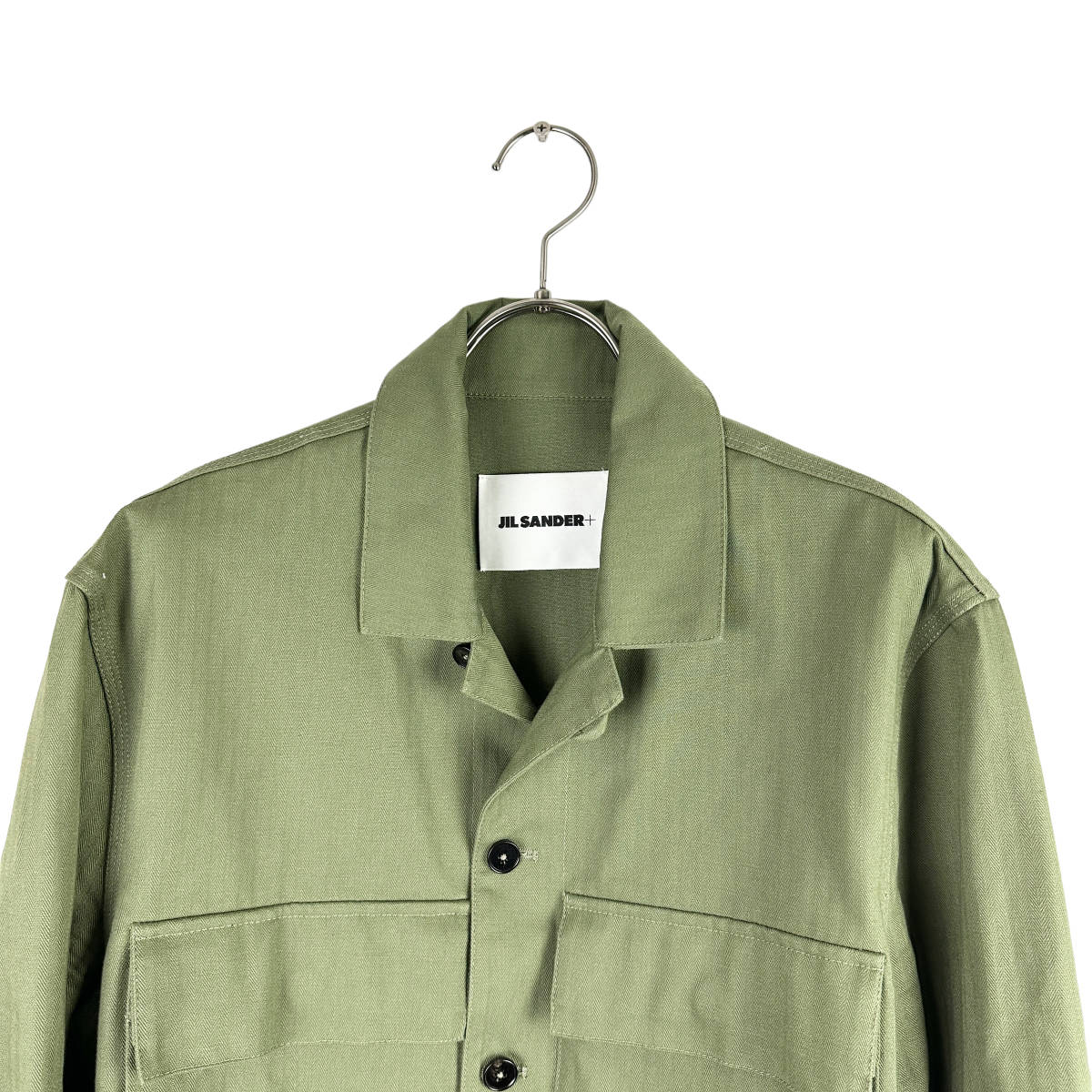 JILSANDER(ジルサンダー) military shirt jacket (khaki)