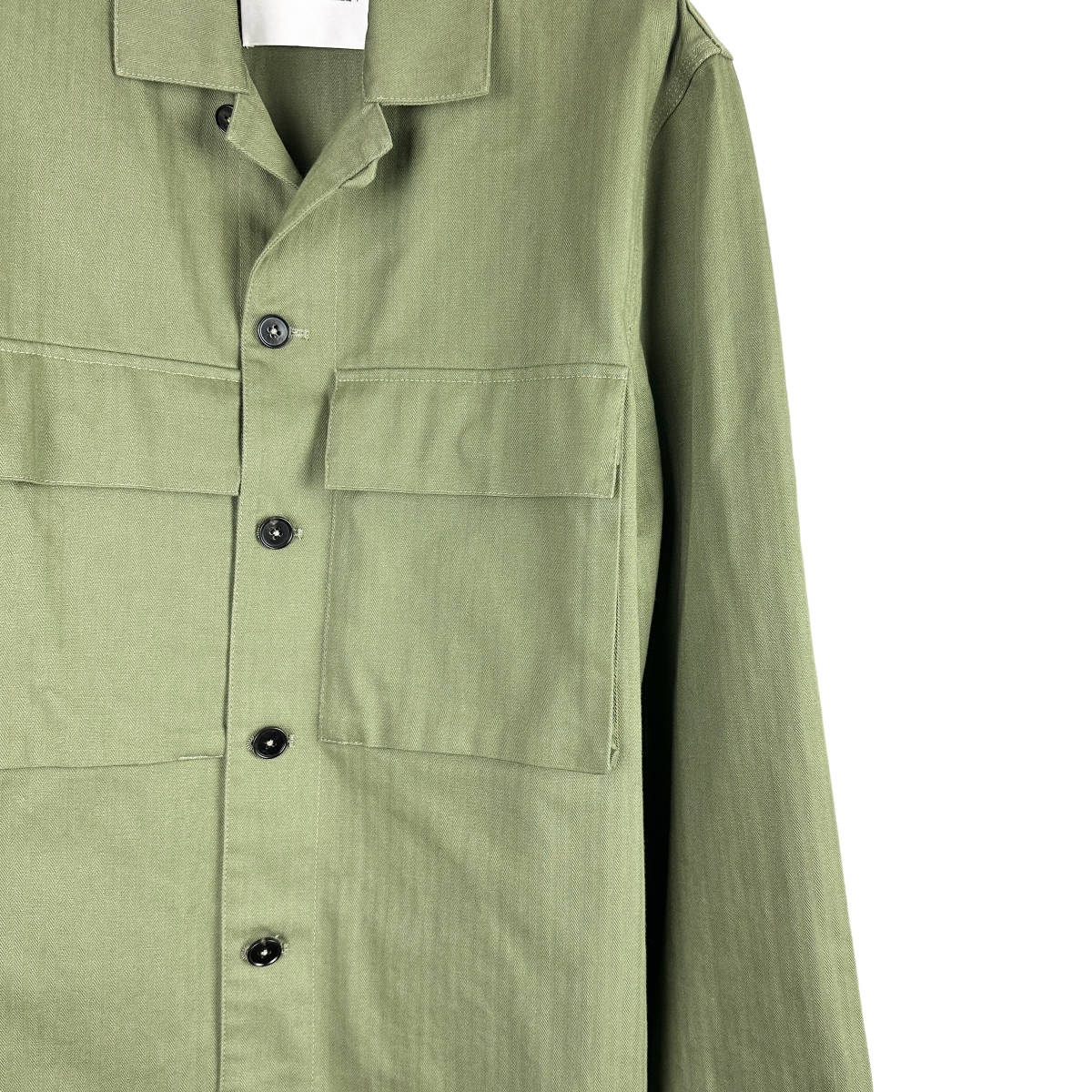 JILSANDER(ジルサンダー) military shirt jacket (khaki)