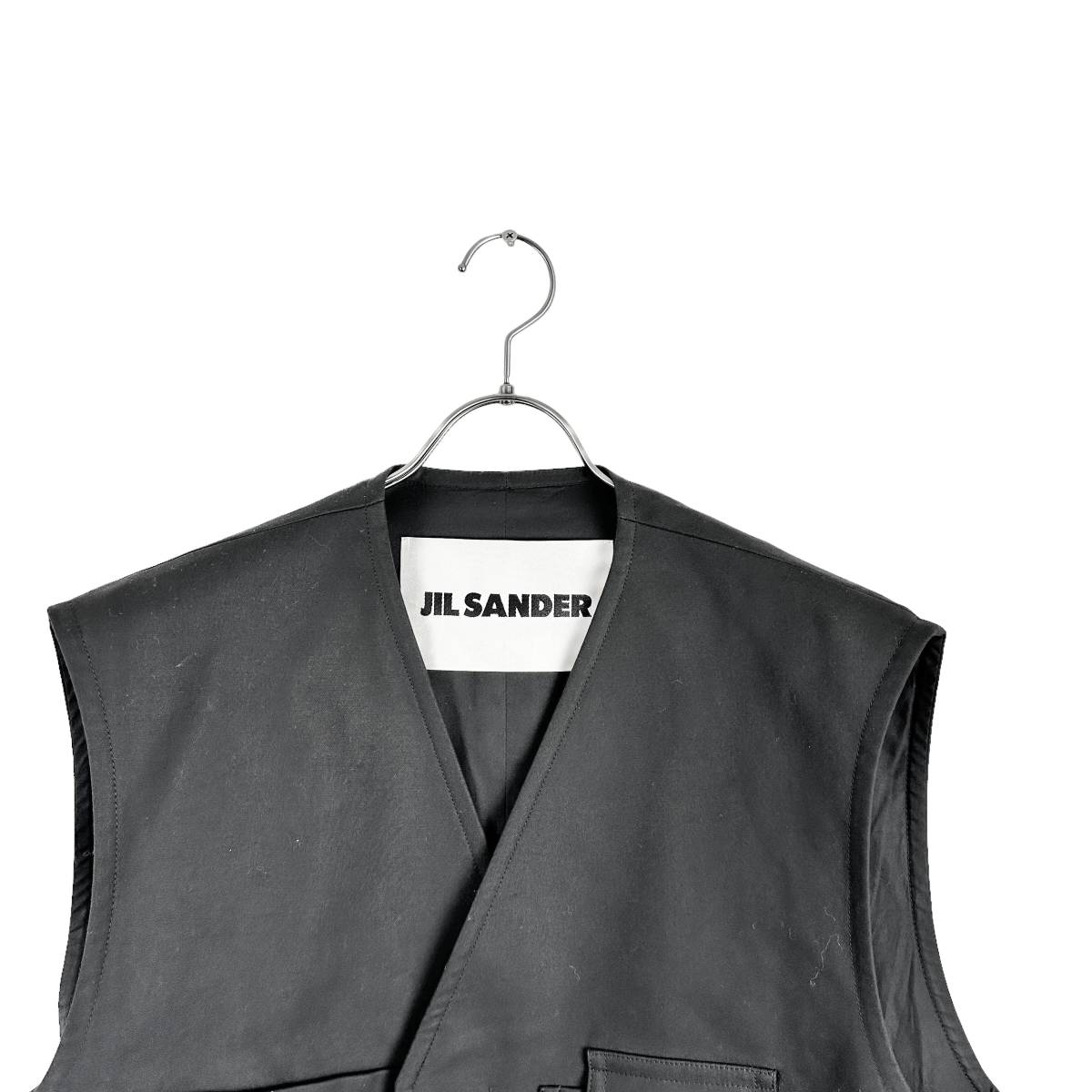 JIL SANDER(ジルサンダー) design pocket vest (black)_画像2