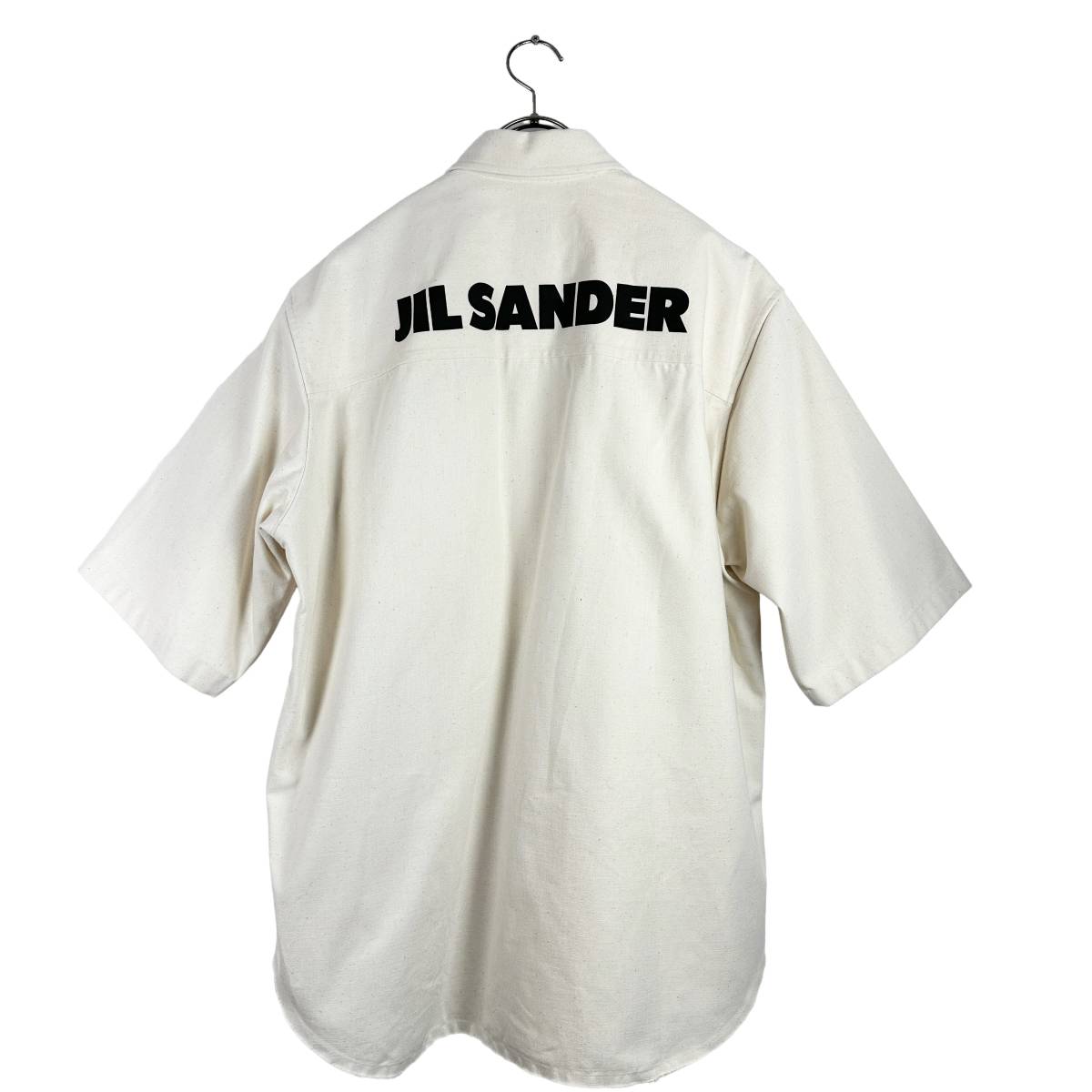 JIL SANDER（ジルサンダー）open collar no bottom shirt (beige)_画像5