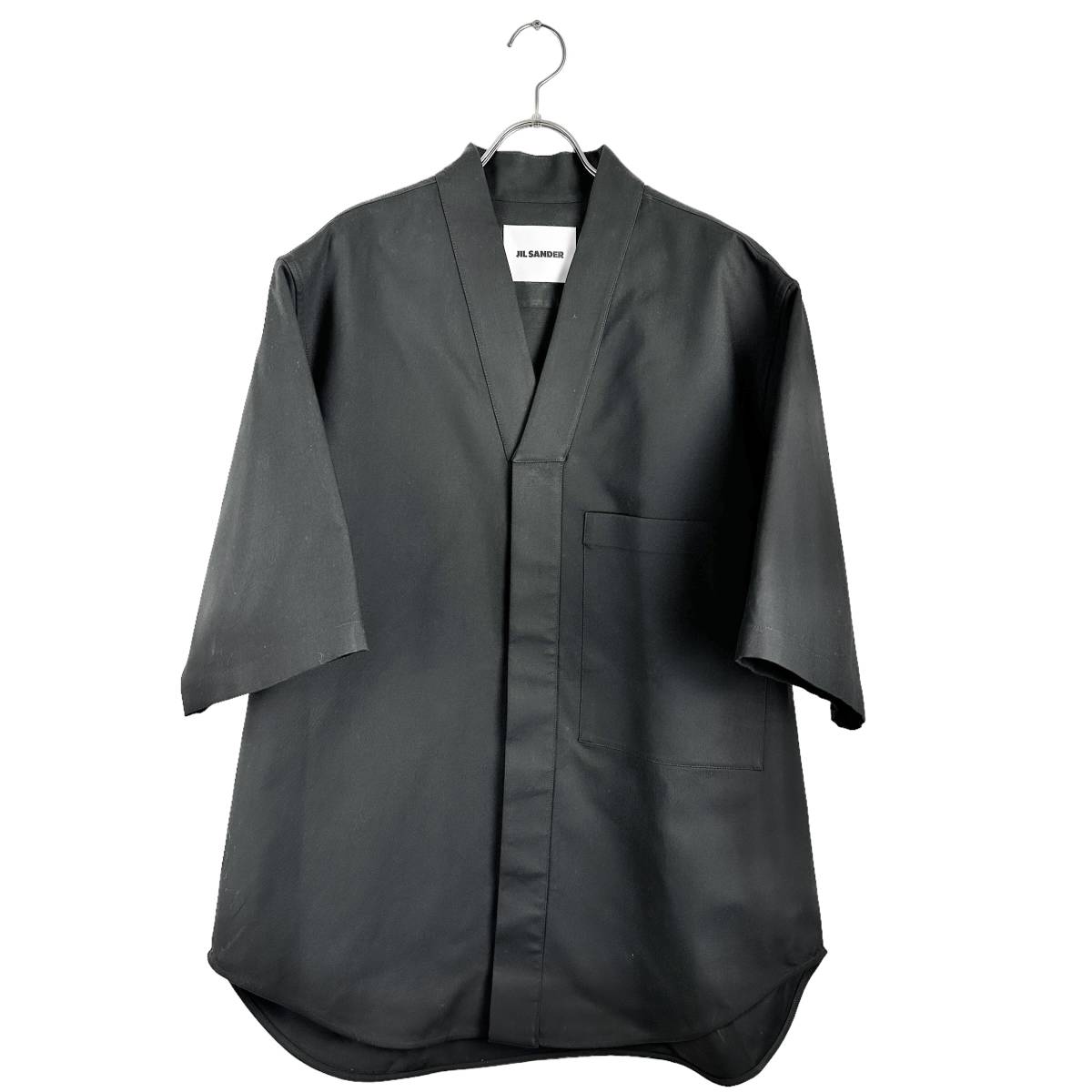 JIL SANDER（ジルサンダー）Kimono Shortsleeve Shirt (black)