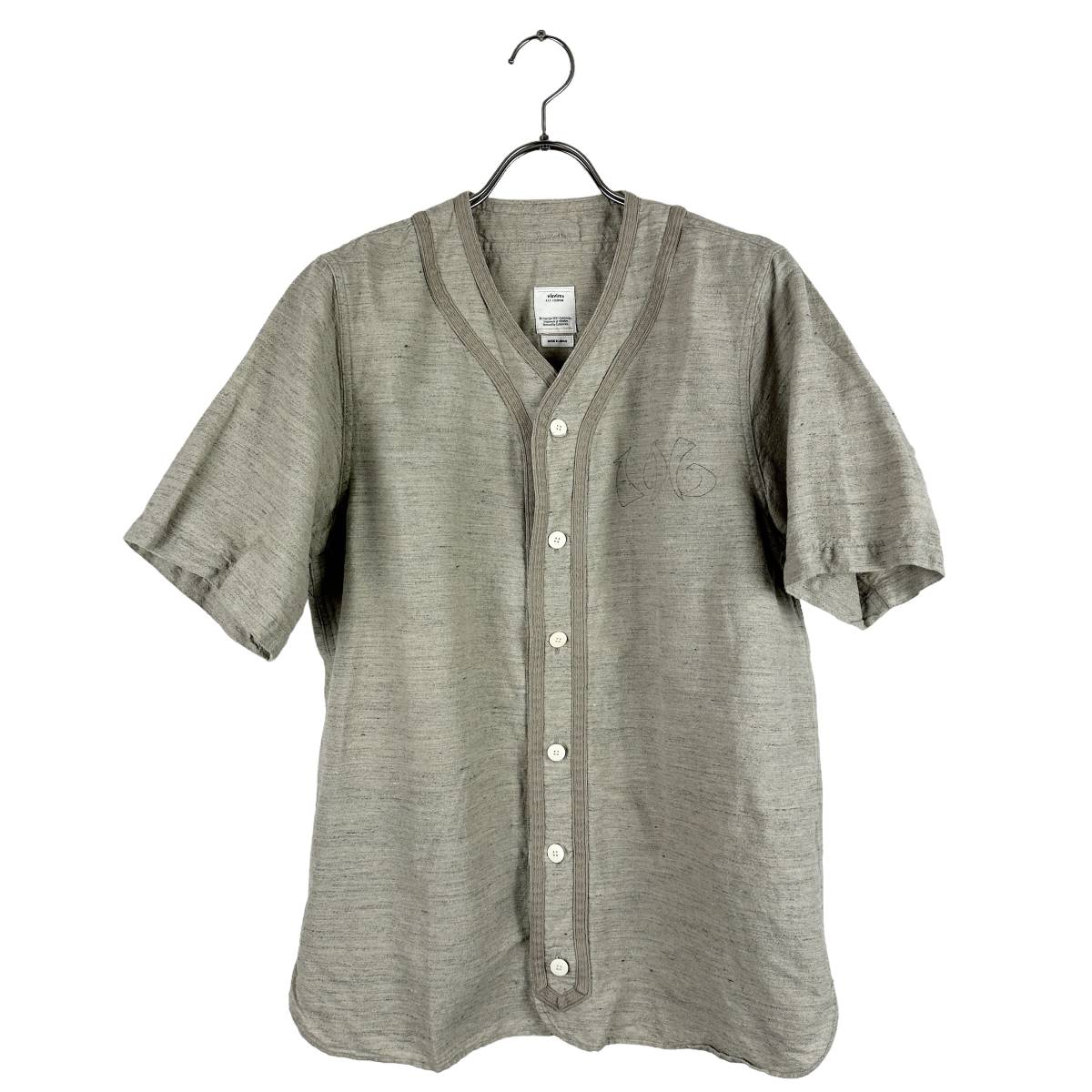 VISVIM (ビスビム) DUGOUT SHIRT S/S FLANNEL 18SS (beige)_画像1