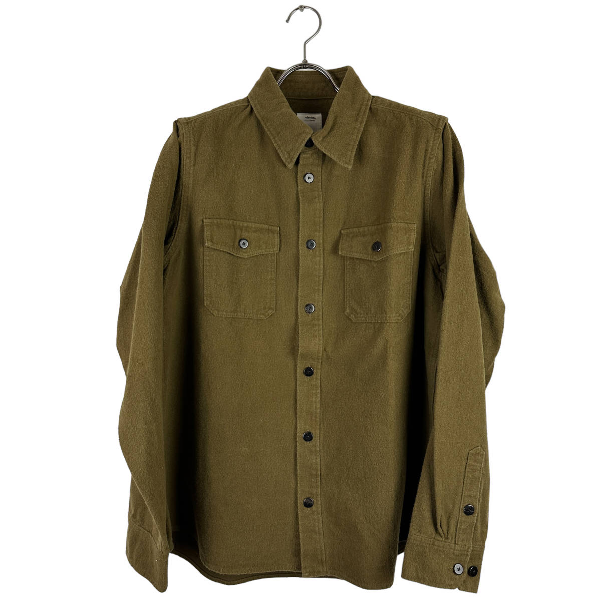 VISVIM(ビズビム) I.C.T ELK Flannel Shirt (khaki)_画像1