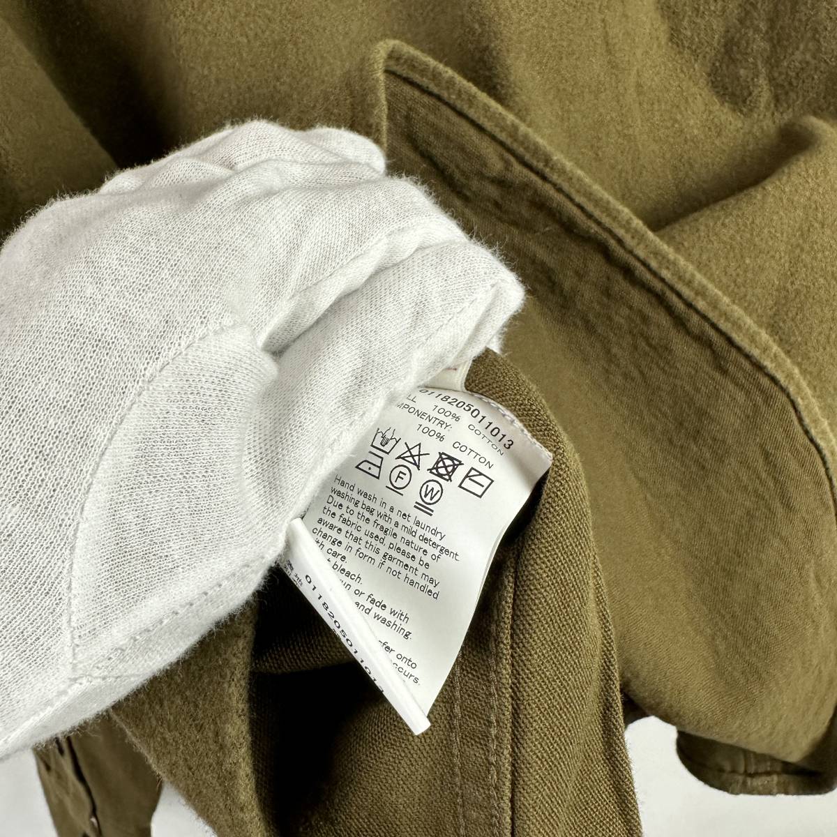 VISVIM(ビズビム) I.C.T ELK Flannel Shirt (khaki)_画像5