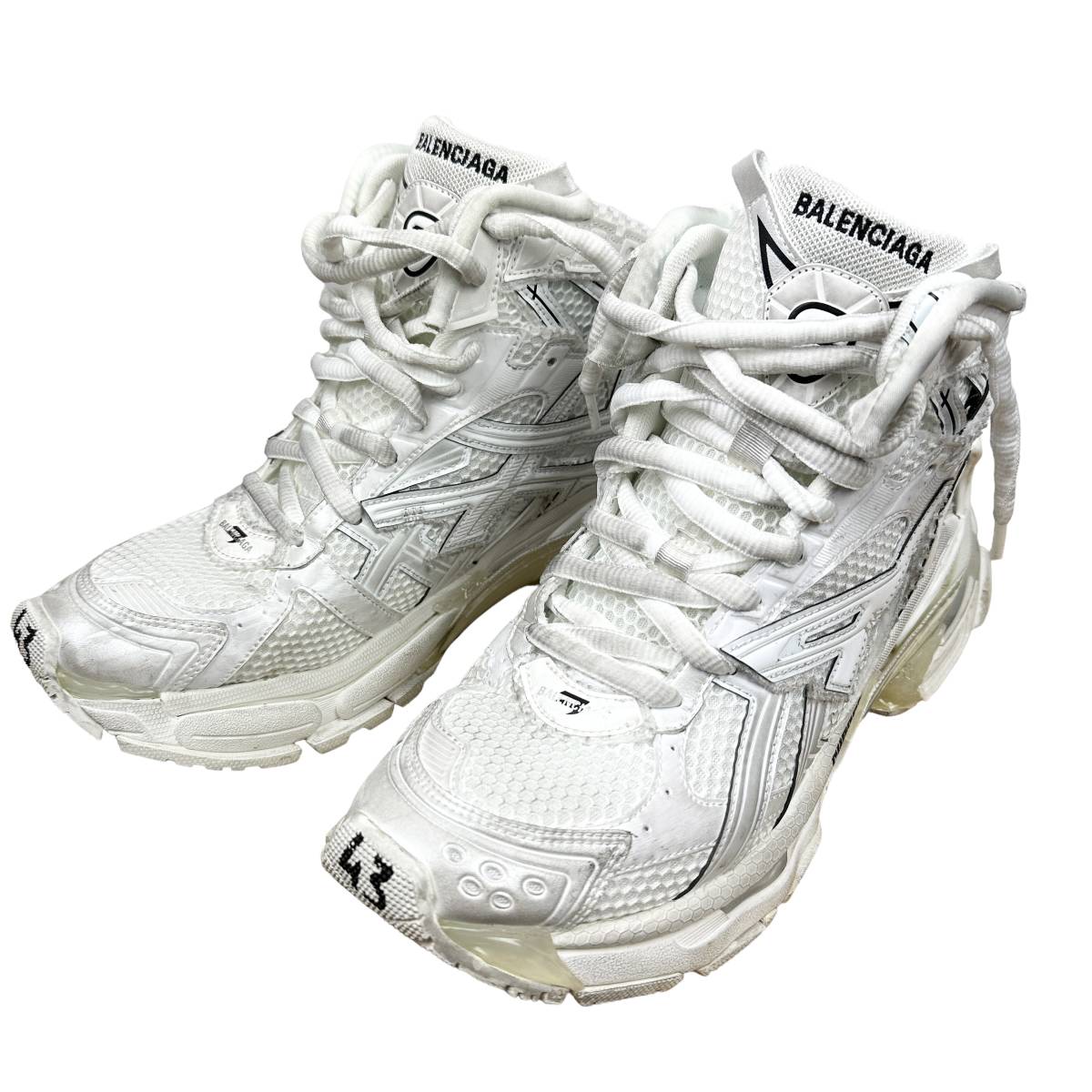 BALENCIAGA(バレンシアガ) Off-White Runner High Sneaker_画像1