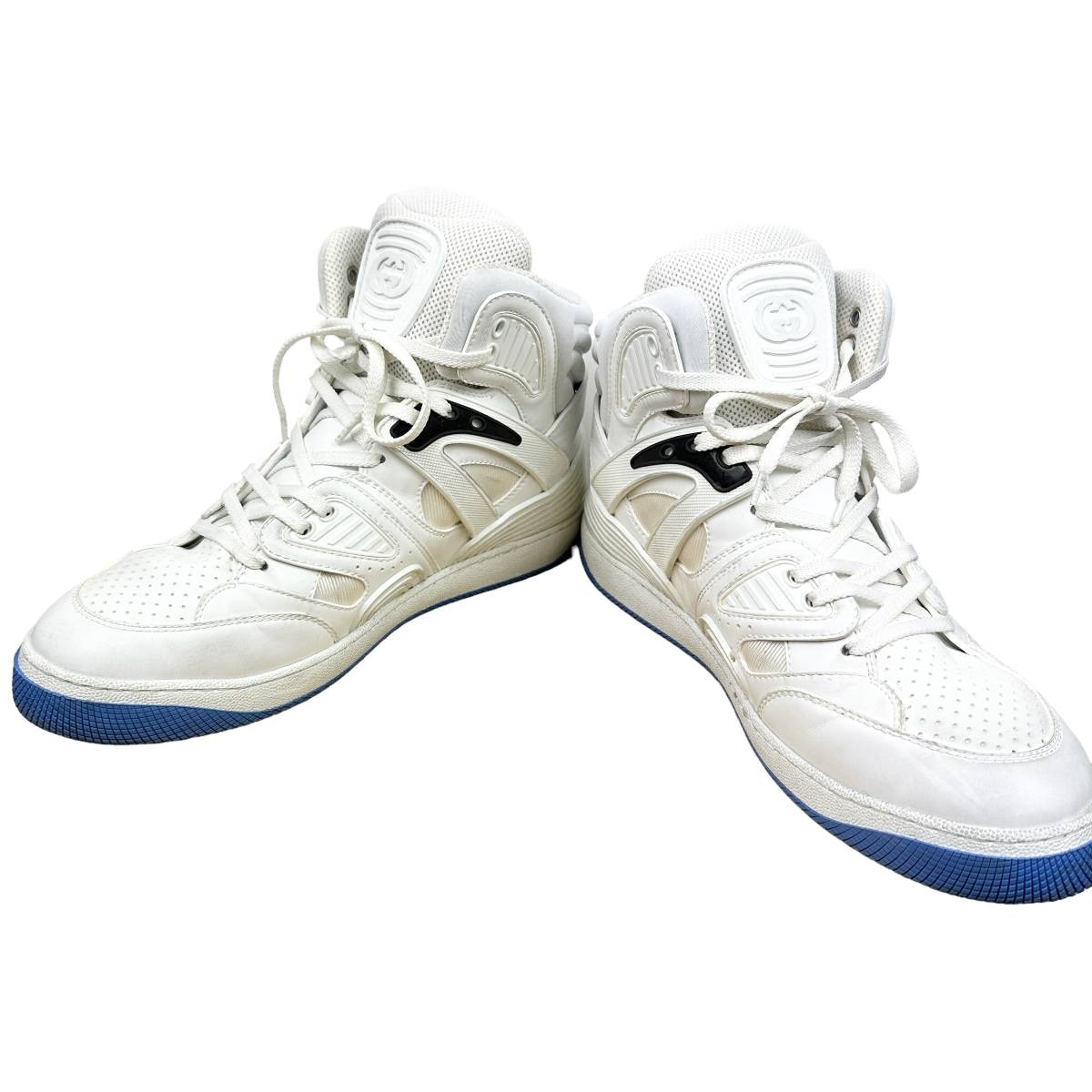 GUCCI(グッチ) Basket Breathable High Top Sneaker (white)_画像5