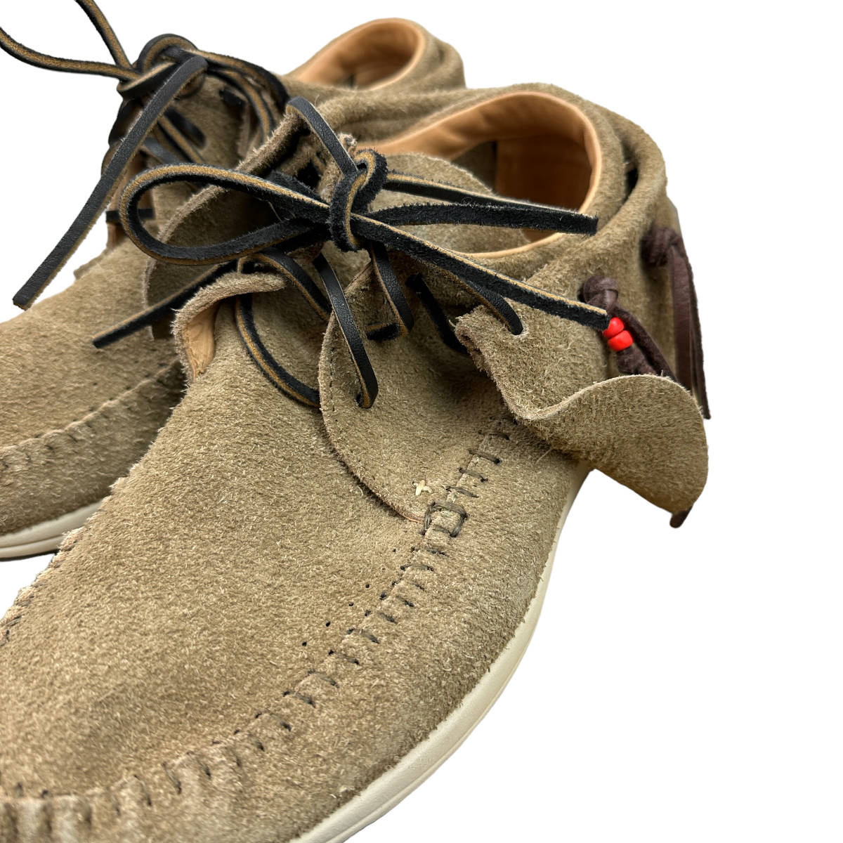 VISVIM(ビズビム) FBT Suede Moccasin (brown) | normanhubbard.com