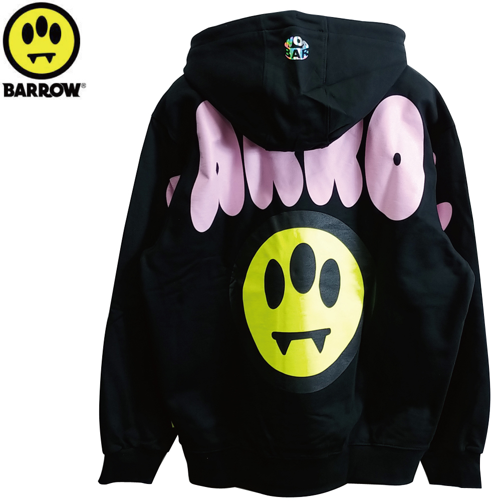 となります L/新品 BARROW バロウ パーカー スウェット ロゴ メンズ
