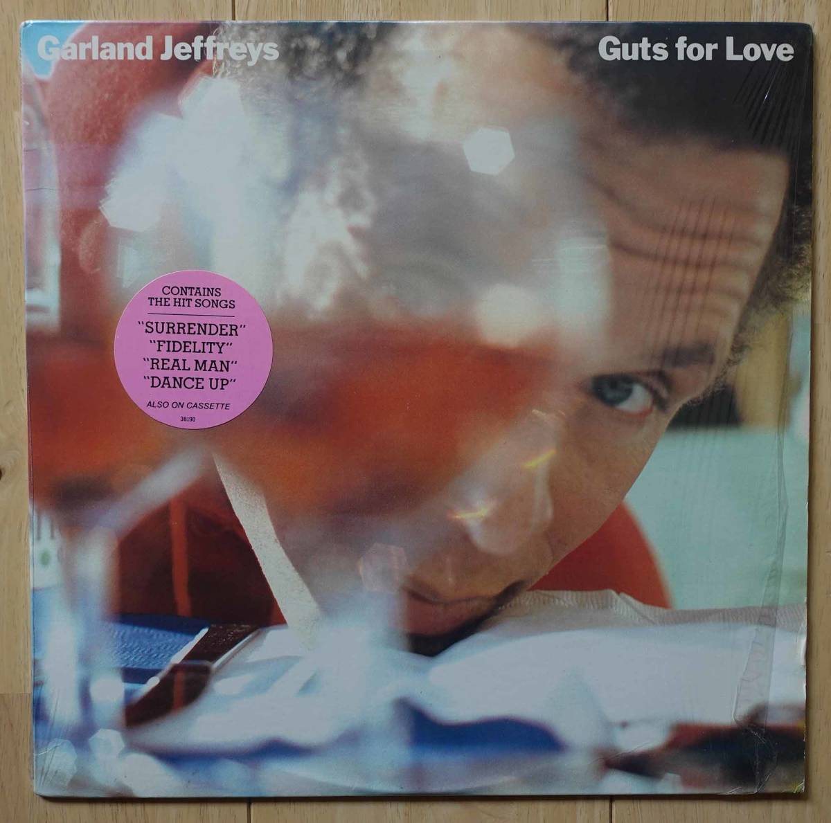 Garland Jeffreys（ガーランド・ジェフリーズ）LP「Guts For Love」US盤 ARE 38190 シュリンク付き_画像1