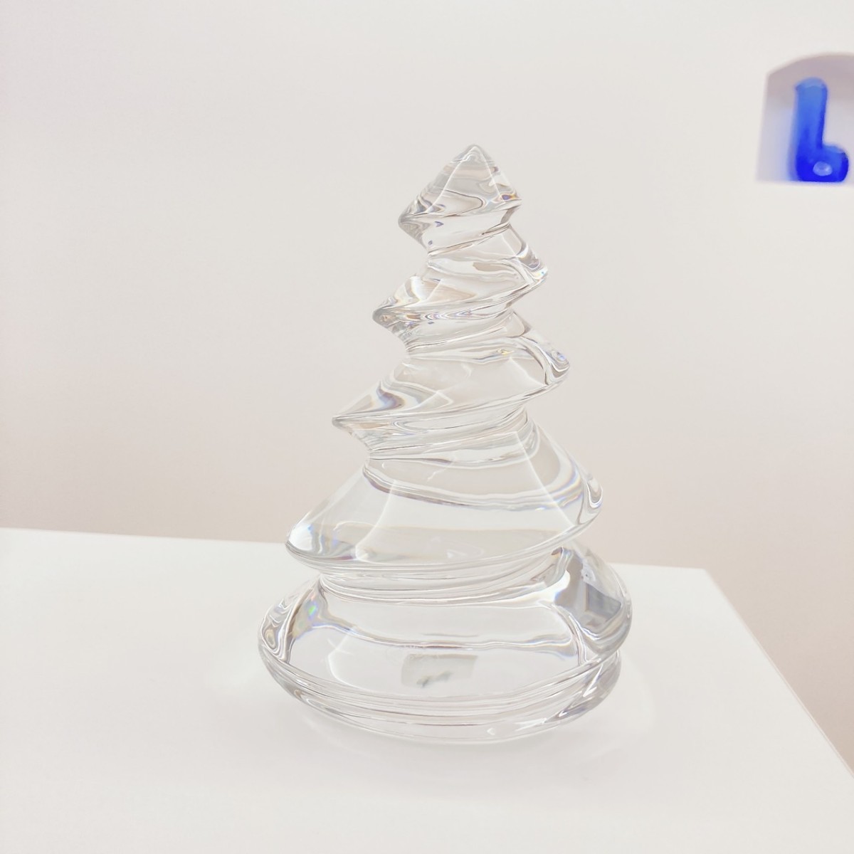 人気デザイナー バカラ 透明 クリスタルガラス ハート インテリア