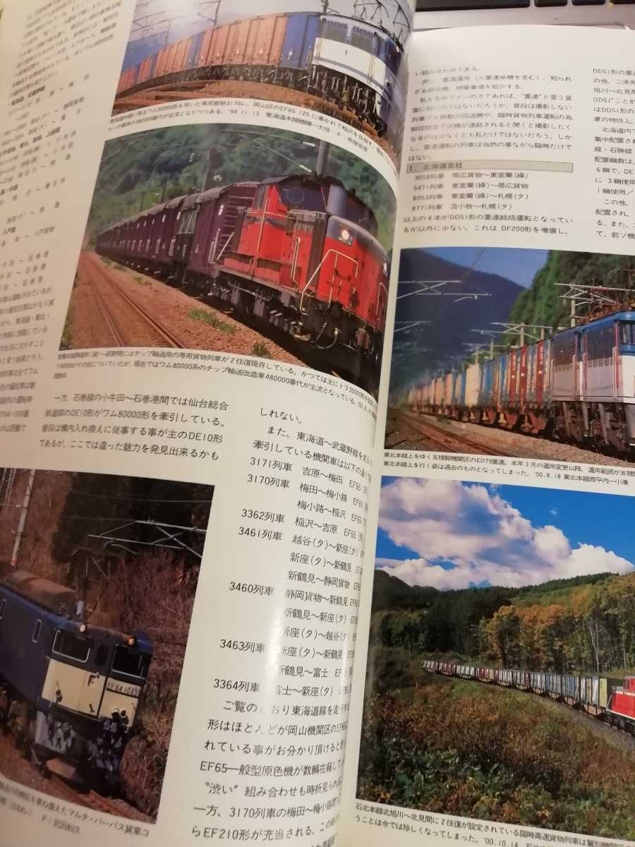 Rail Magazine　2001年8月　215号　貨物列車2001　ＪＲ貨物　和田岬線　Ｅ257系　付録無し　DD51　EF66　EF65　コンテナ_画像4