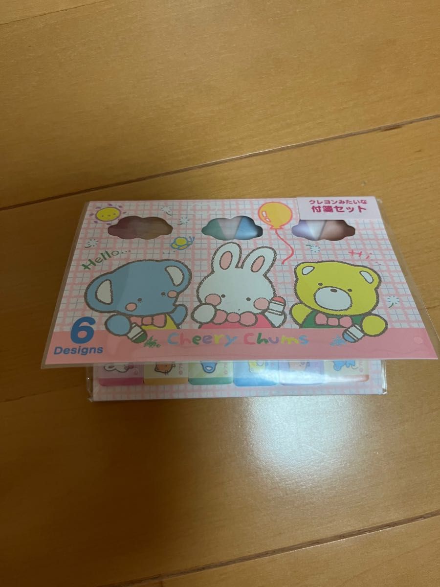 チアリーチャム 文房具セット ノート ペンケース 付箋 サンリオ チアリーチャム 文房具セット ノート ペンケース 付箋 サンリオ