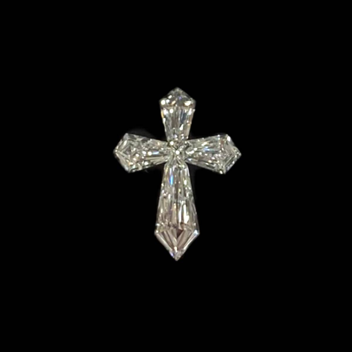 全国宅配無料 CROSS 十字架形ダイヤモンドセット 0.337ct 4PC/RT1873/CGL ダイヤモンド