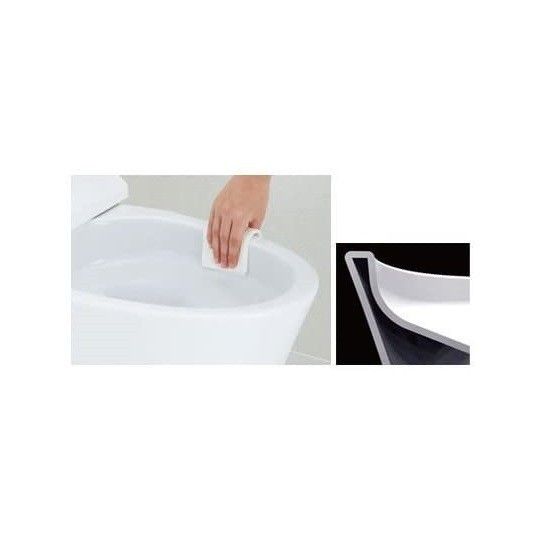 LIXIL 新品 INAX 便座一体型 ピュアホワイト フチレス シャワートイレ BC-BA20S/BW1+DT-BA283/BW1 ベーシア BA3グレード 未使用品 床排水_画像6