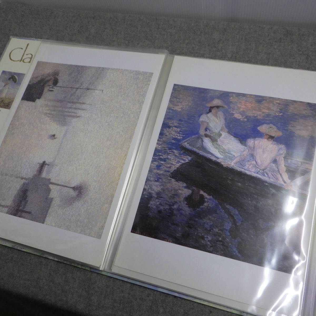 読売新聞　MONET/モネと印象派の巨匠たち　額絵シリーズ　プリント　24枚　特製額縁/専用アルバム_画像10