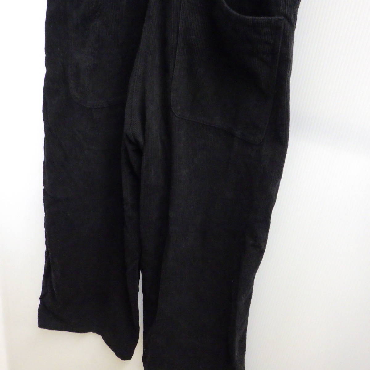  Milkfed overall overall corduroy pants XS size black 